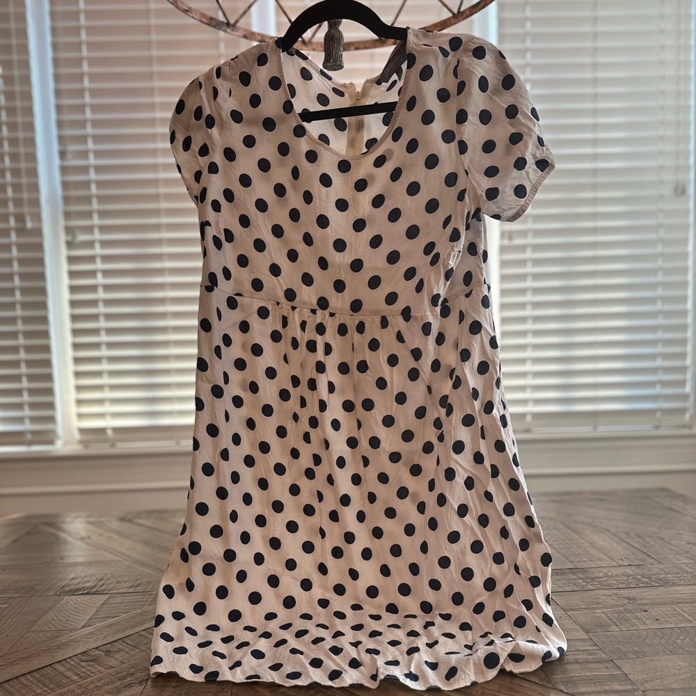 BeMaternity Navy Polka Dot Top